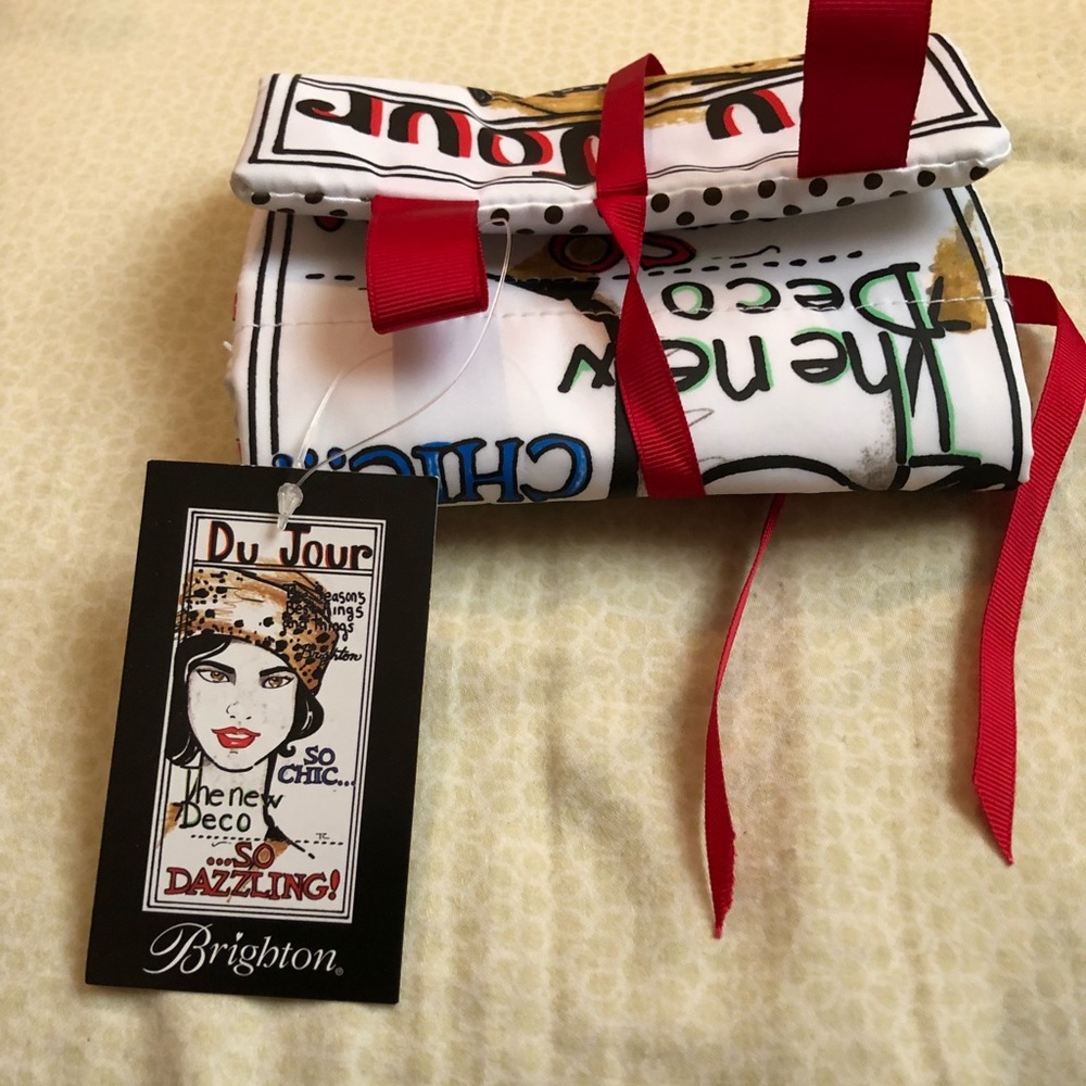Brighton travel jewelry roll NWT